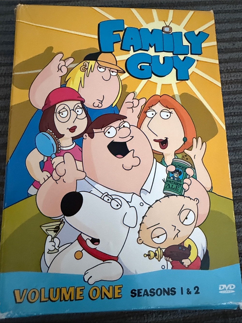 Family Guy: Volume One Seasons 1 & 2 DVD — Yellow Cover